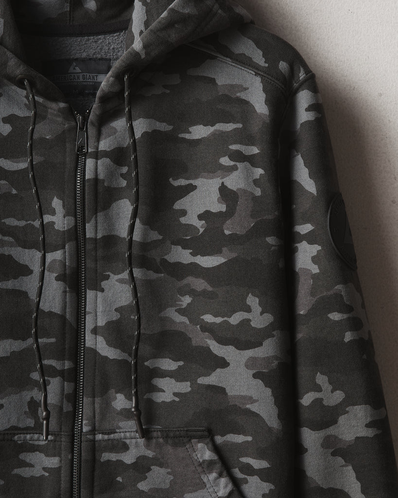 Men's Adapt Camo Hoodie, Black Camo