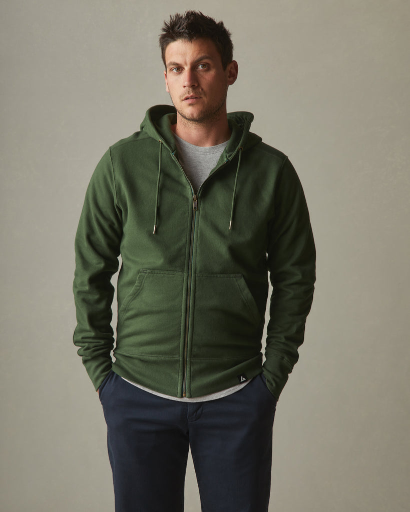 Classic Full Zip - Kombu Green