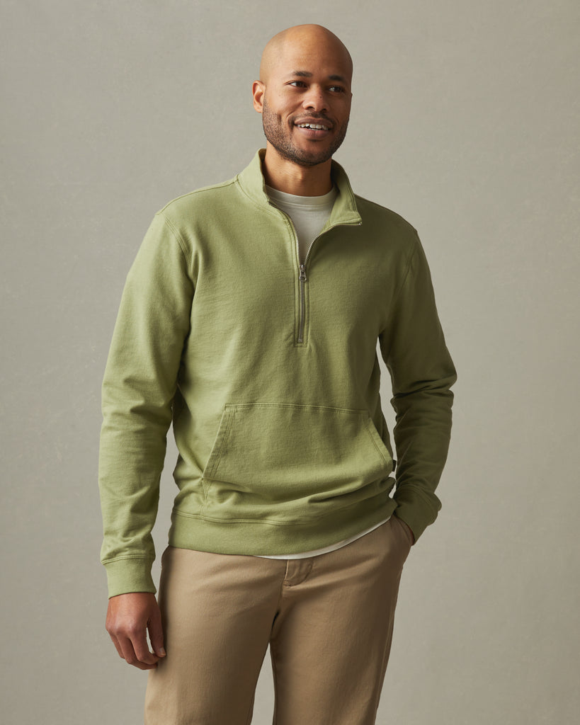 pheeny french terry halfzip po-