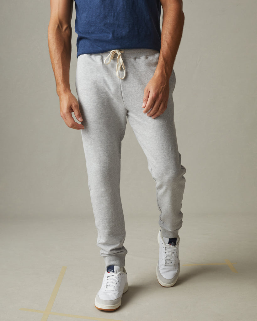 MEN'S FRENCH TERRY JOGGER, Sheet Rock Heather, Pants & Tights