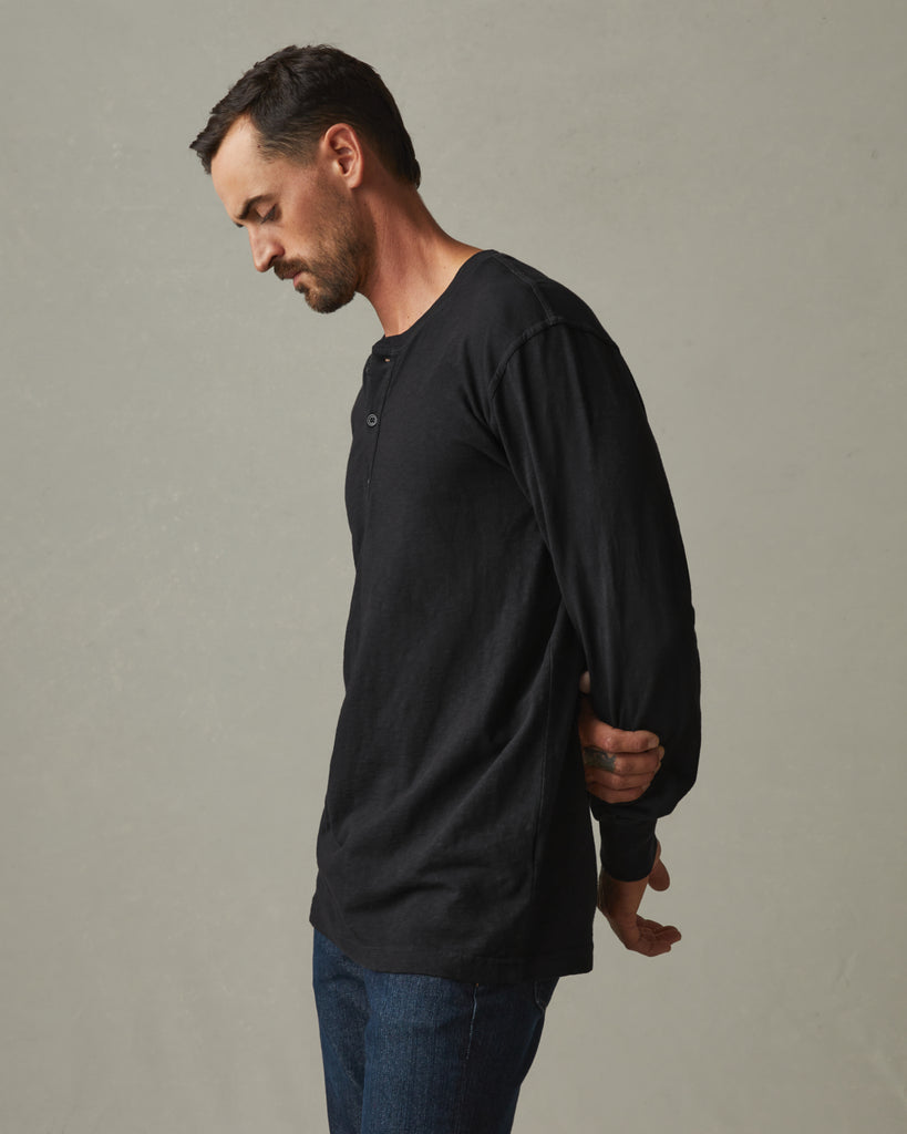 Premium Slub Men's Henley Tee | American Giant