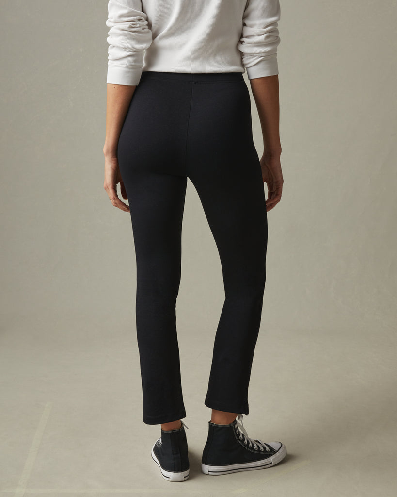 American Giant High Rise Cropped Crop Flare Bootcut Yoga Pants