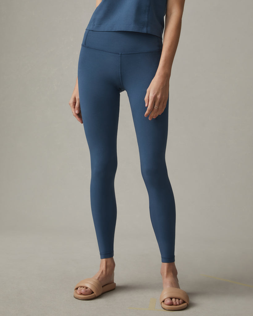 Cotton Stretch Legging - Nautical Blue