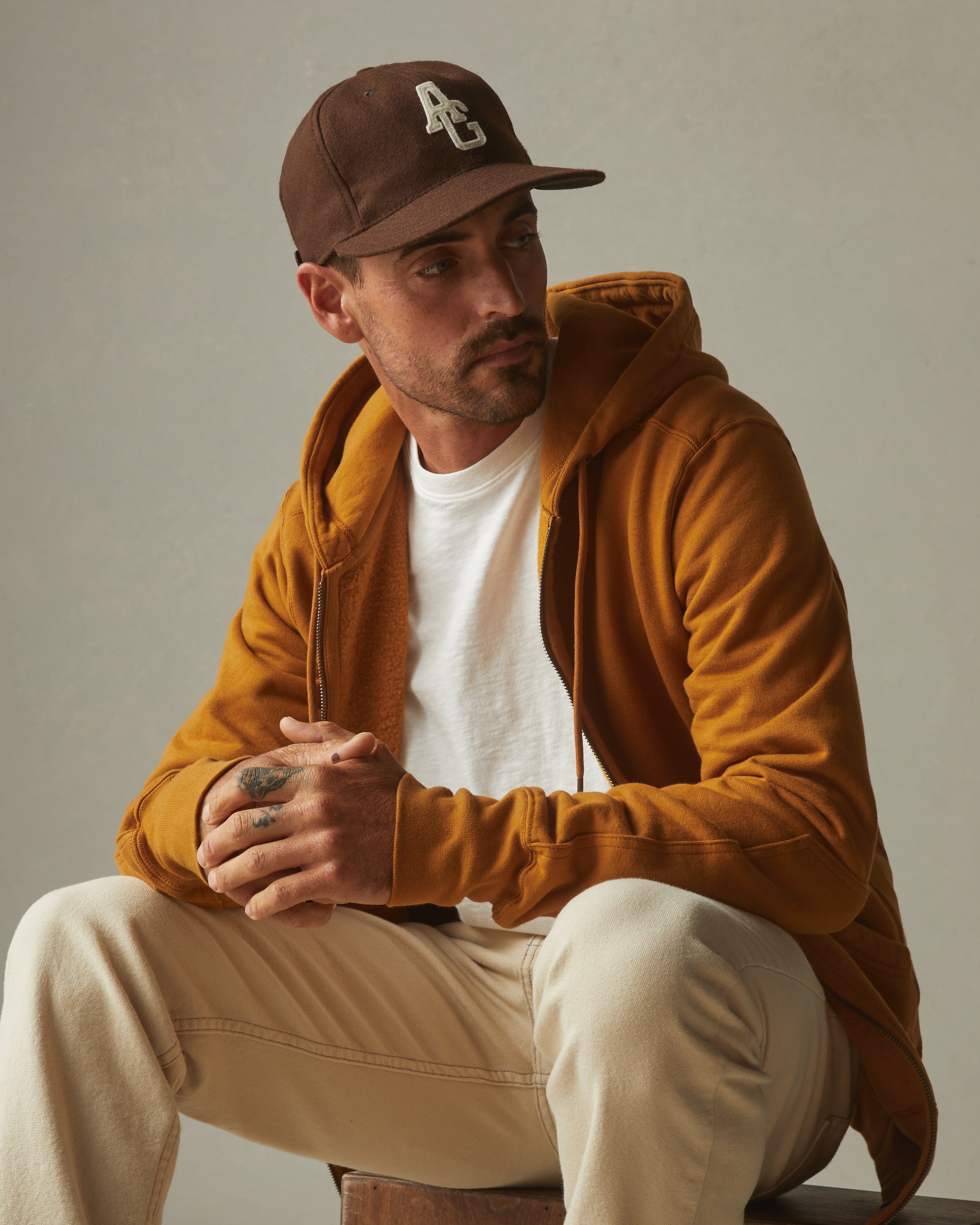 Mens brown baseball sales caps