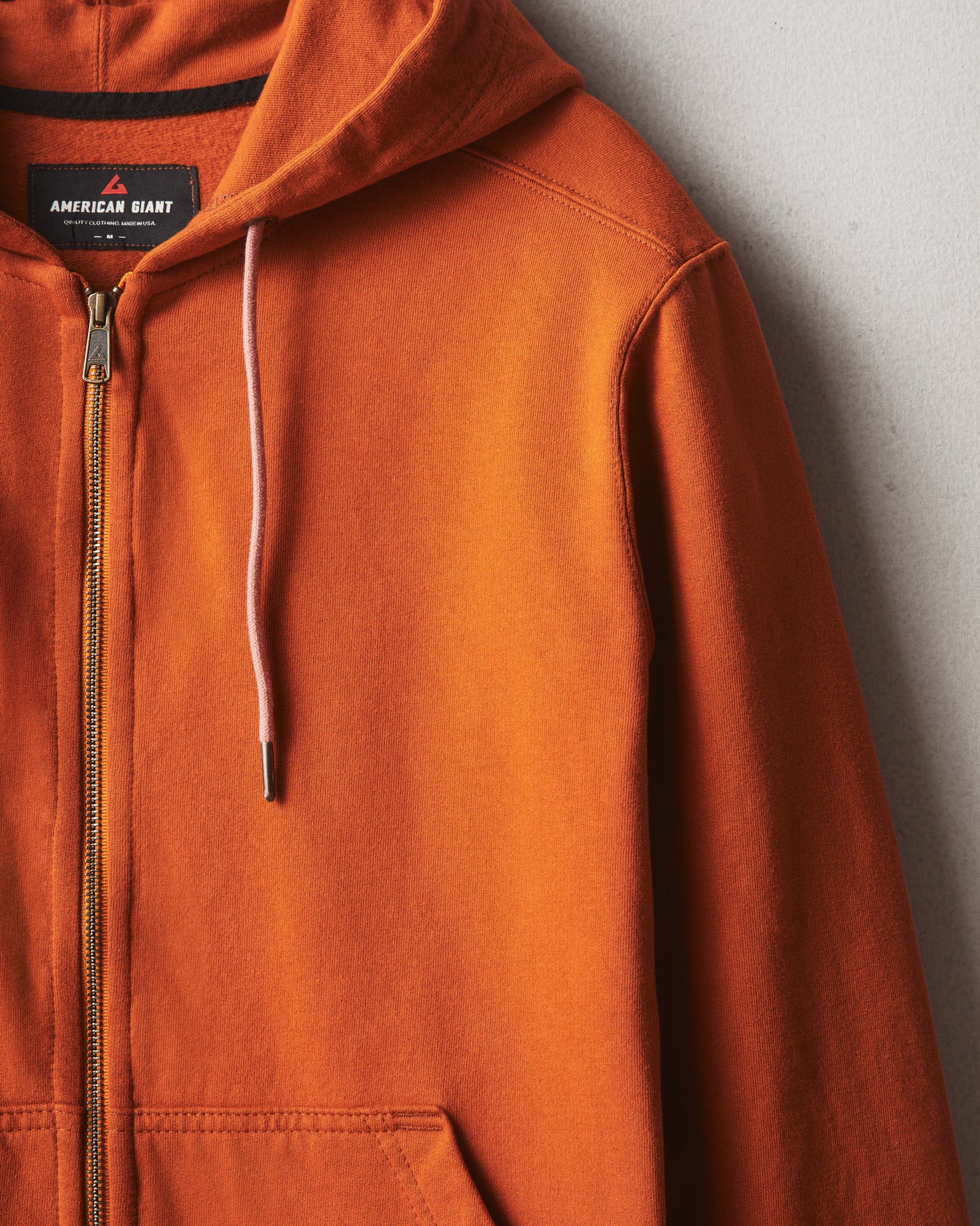 Men's Classic Full Zip - Vault - Burnt Clay