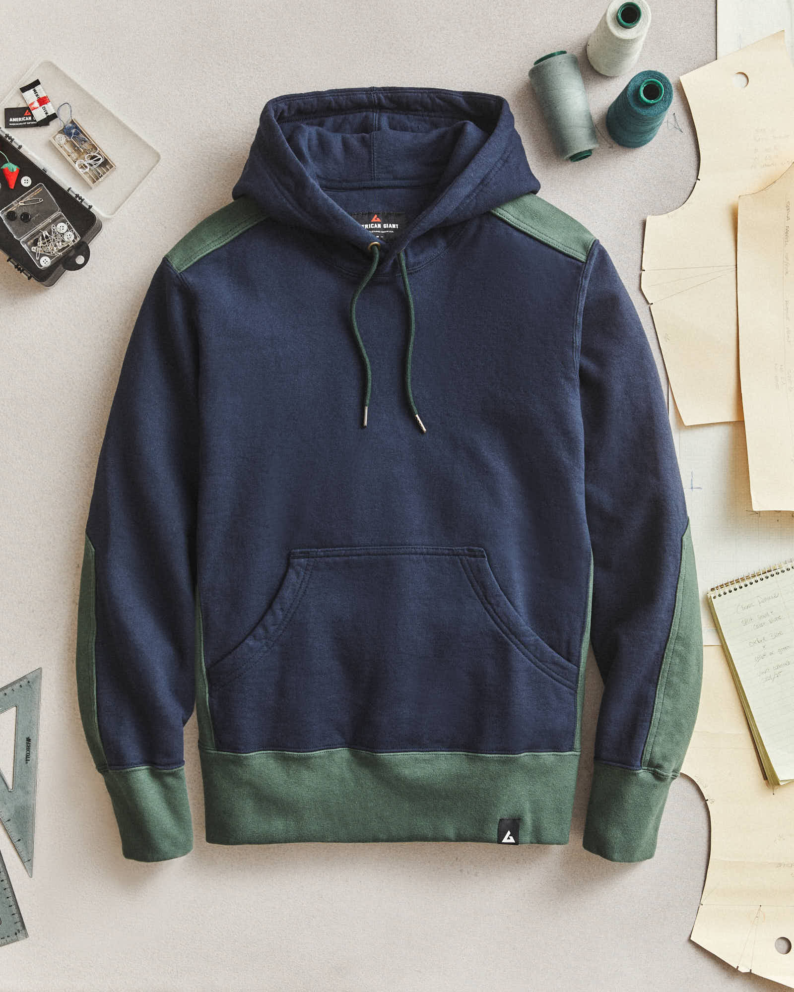 Vault Classic Pullover Oxford Blue Vintage Pine