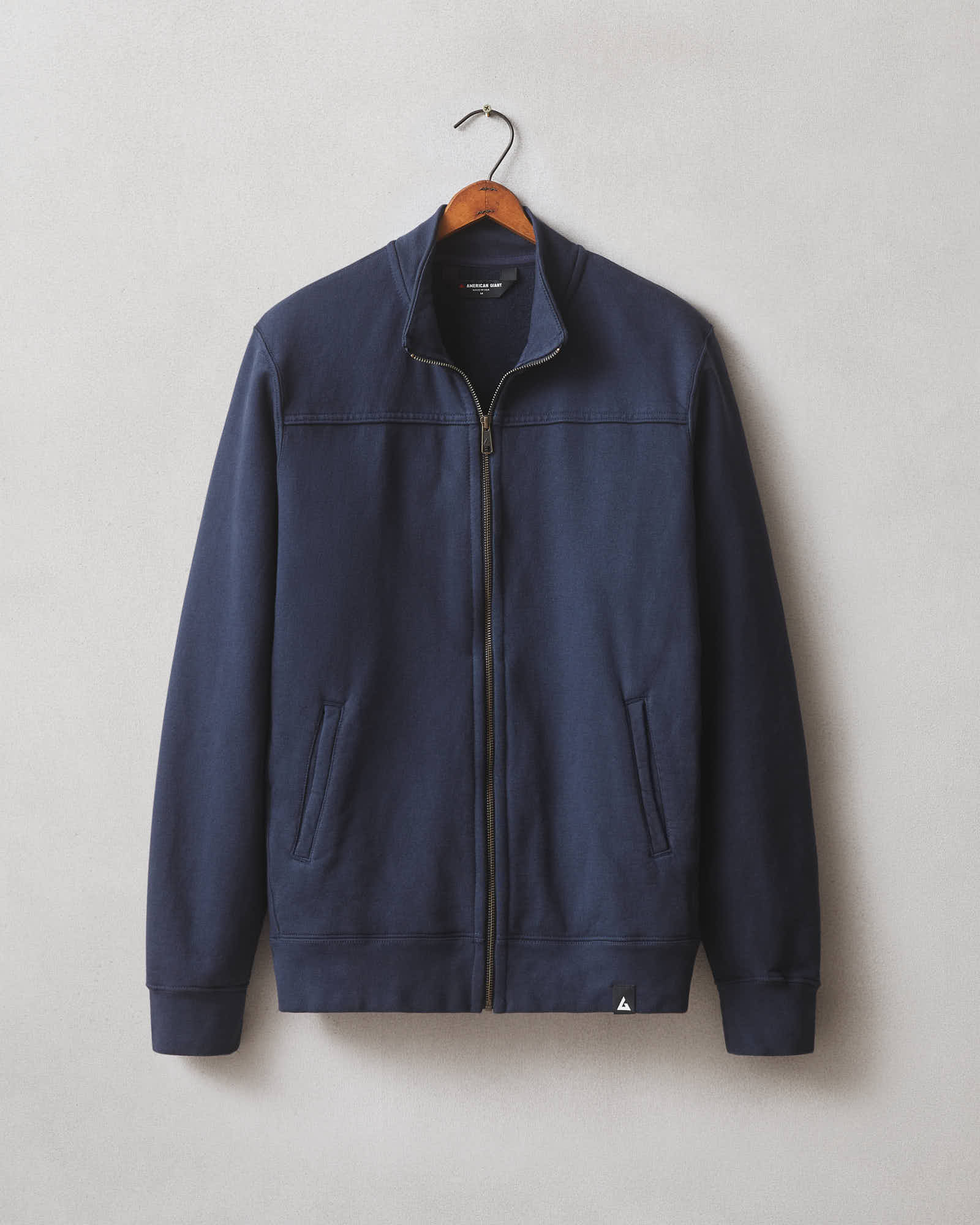 Moto Full Zip Oxford Blue