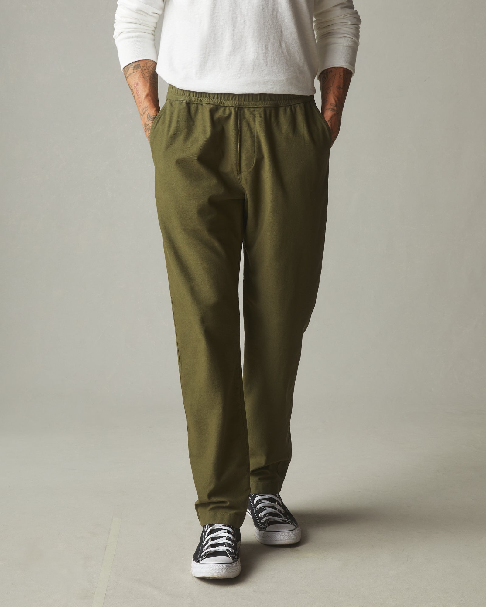 Men’s Slim-Fit Fashionable Twill Jogger Pants (Sizes: S-2XL) NEW FREE  SHIPPING 
