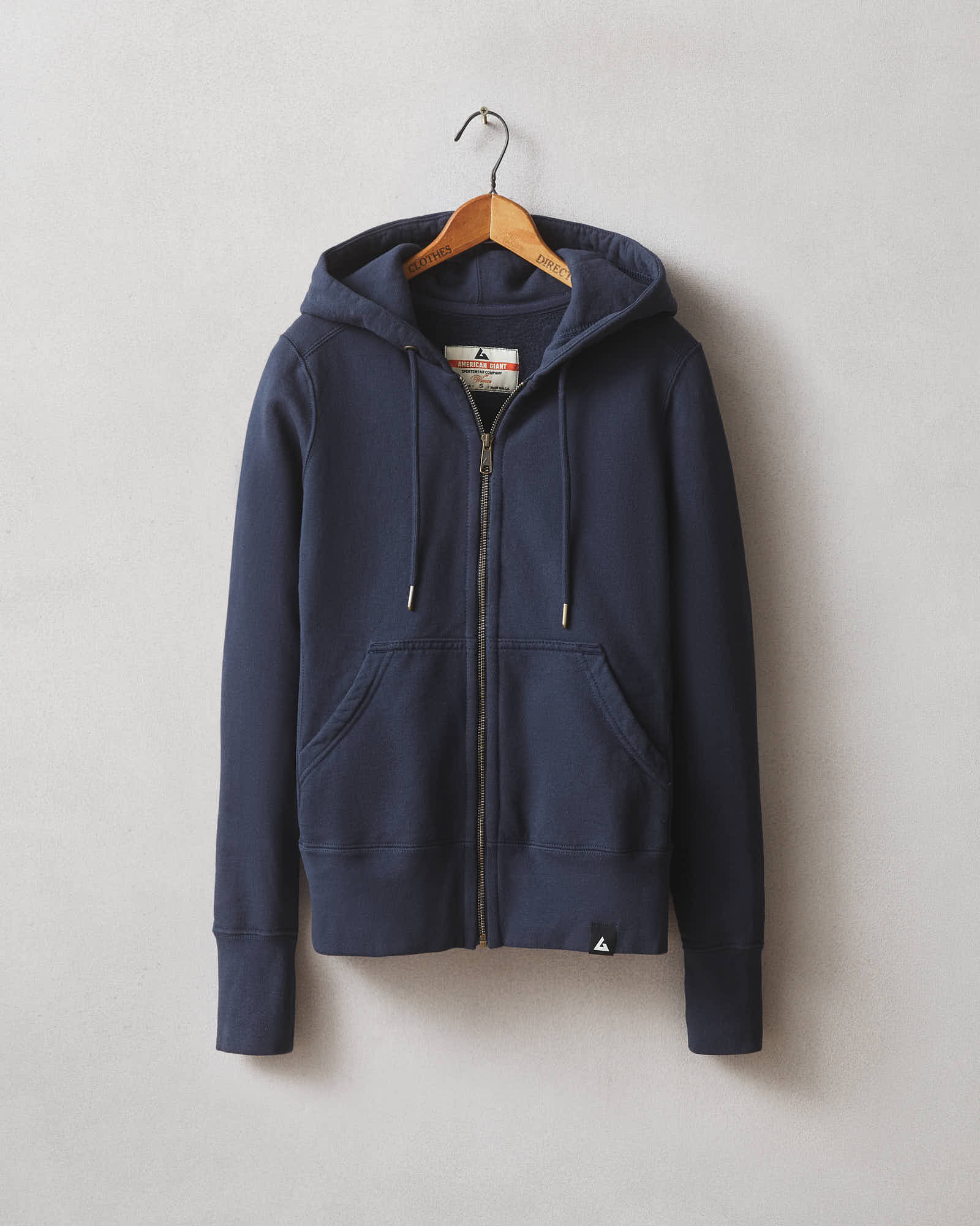 Classic Full Zip Oxford Blue