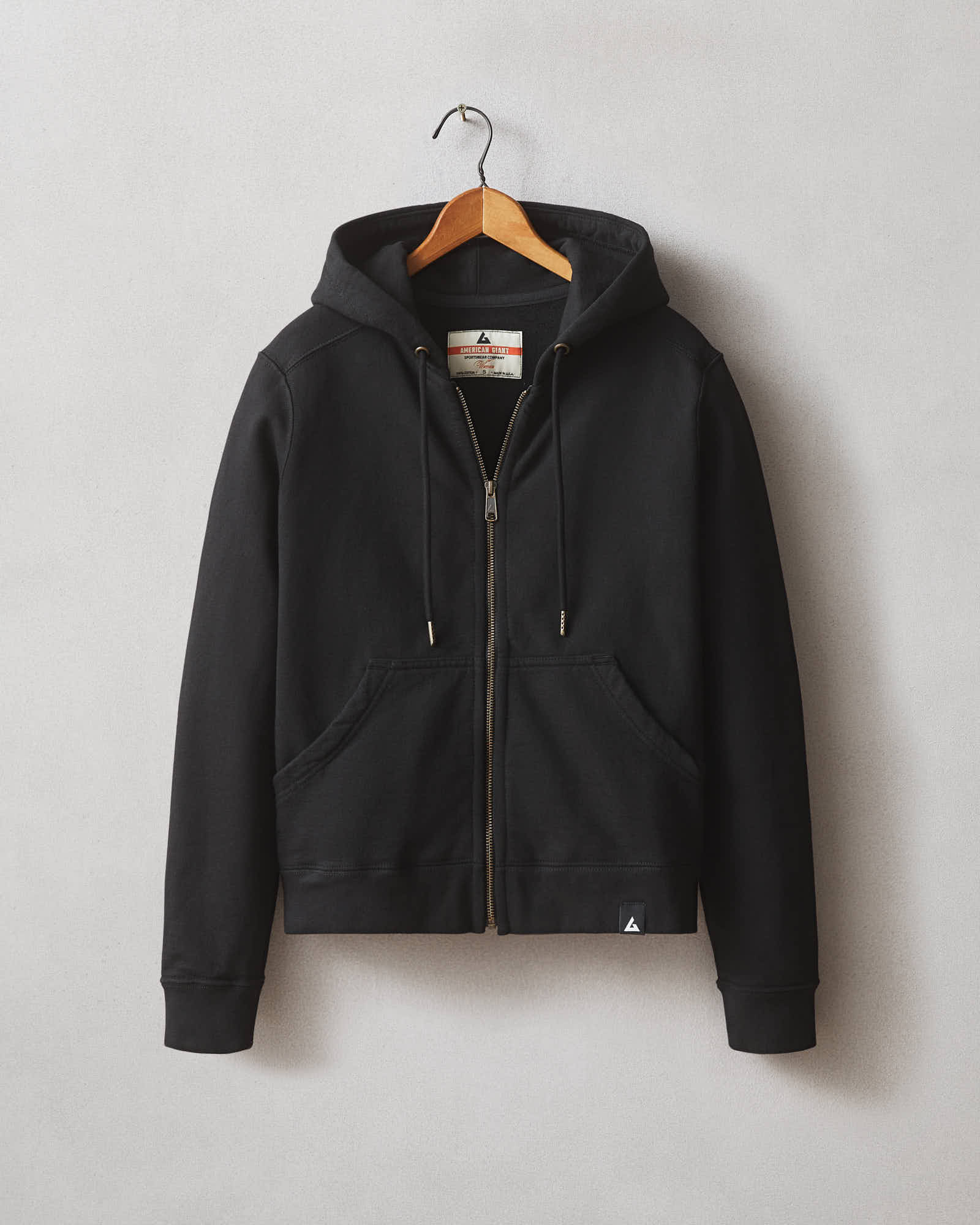 Relaxed Classic Full Zip Black