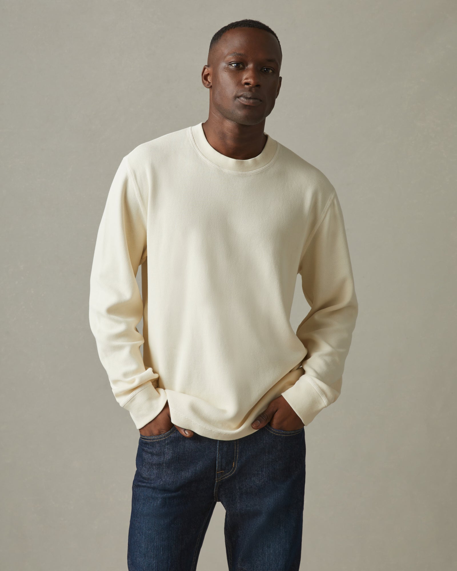 J.Crew Slim Cotton Cashmere Crewneck Sweater, $49, J.Crew