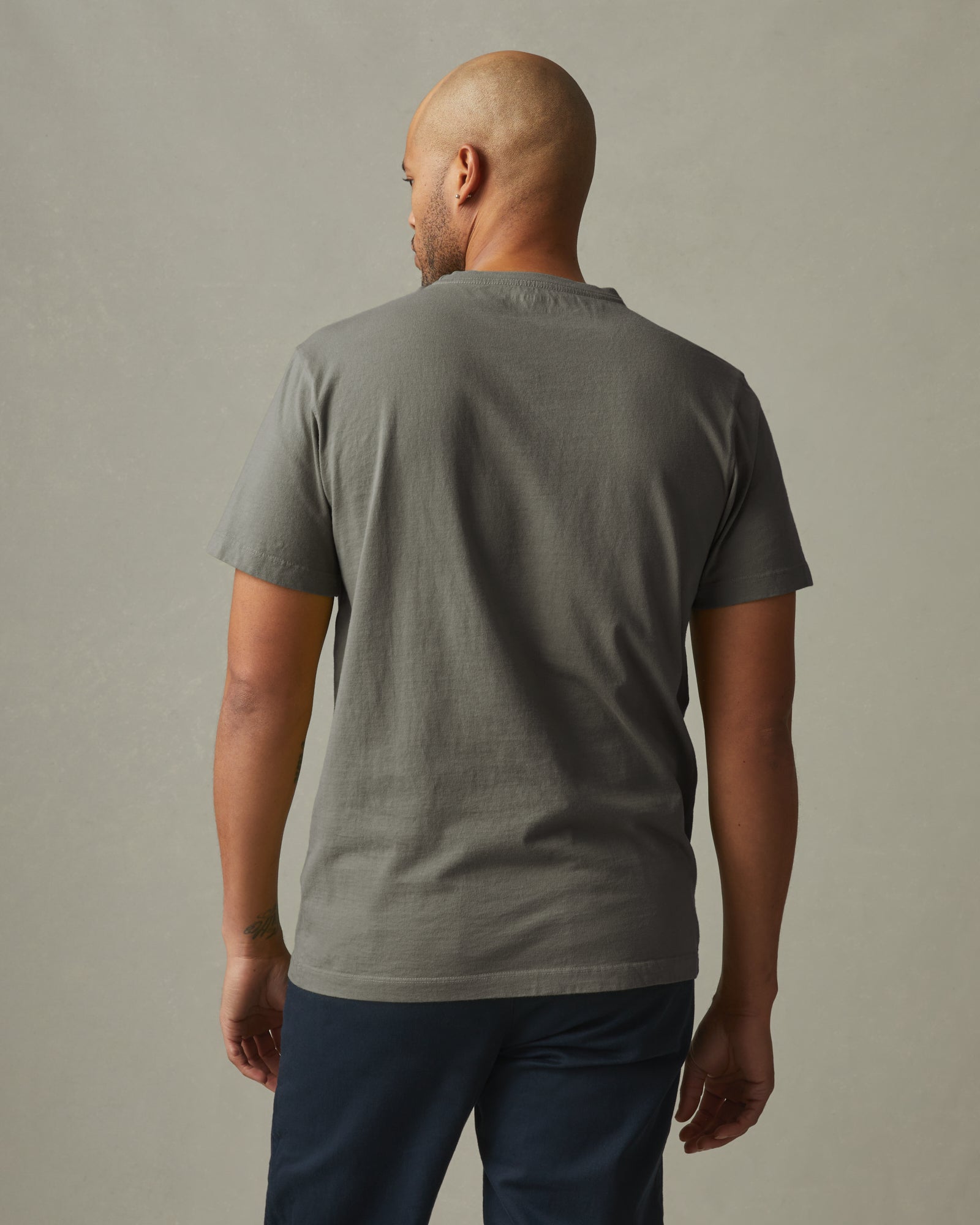 Heavyweight Pocket Tee - Dark Pewter