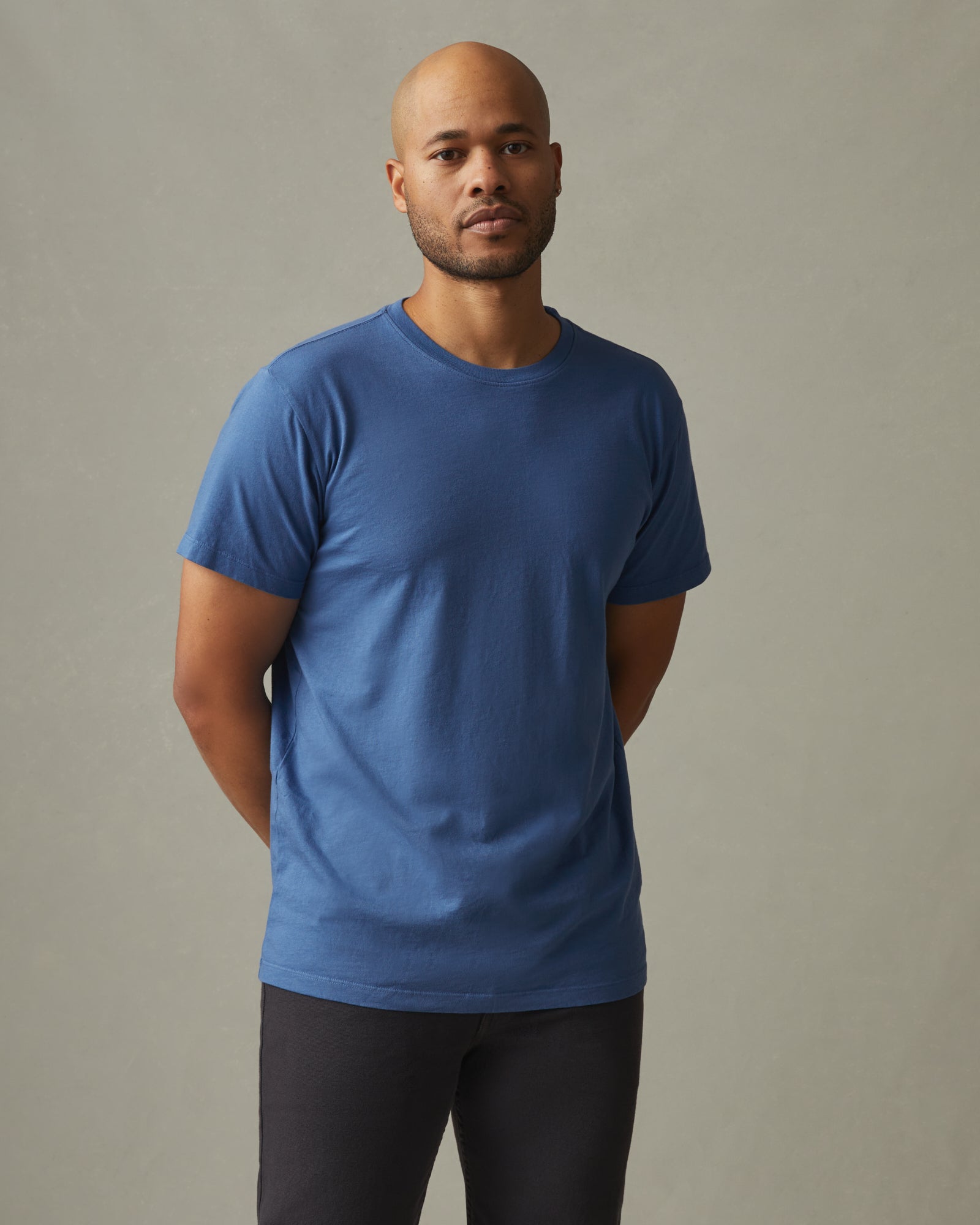 Blue crew store neck t shirt