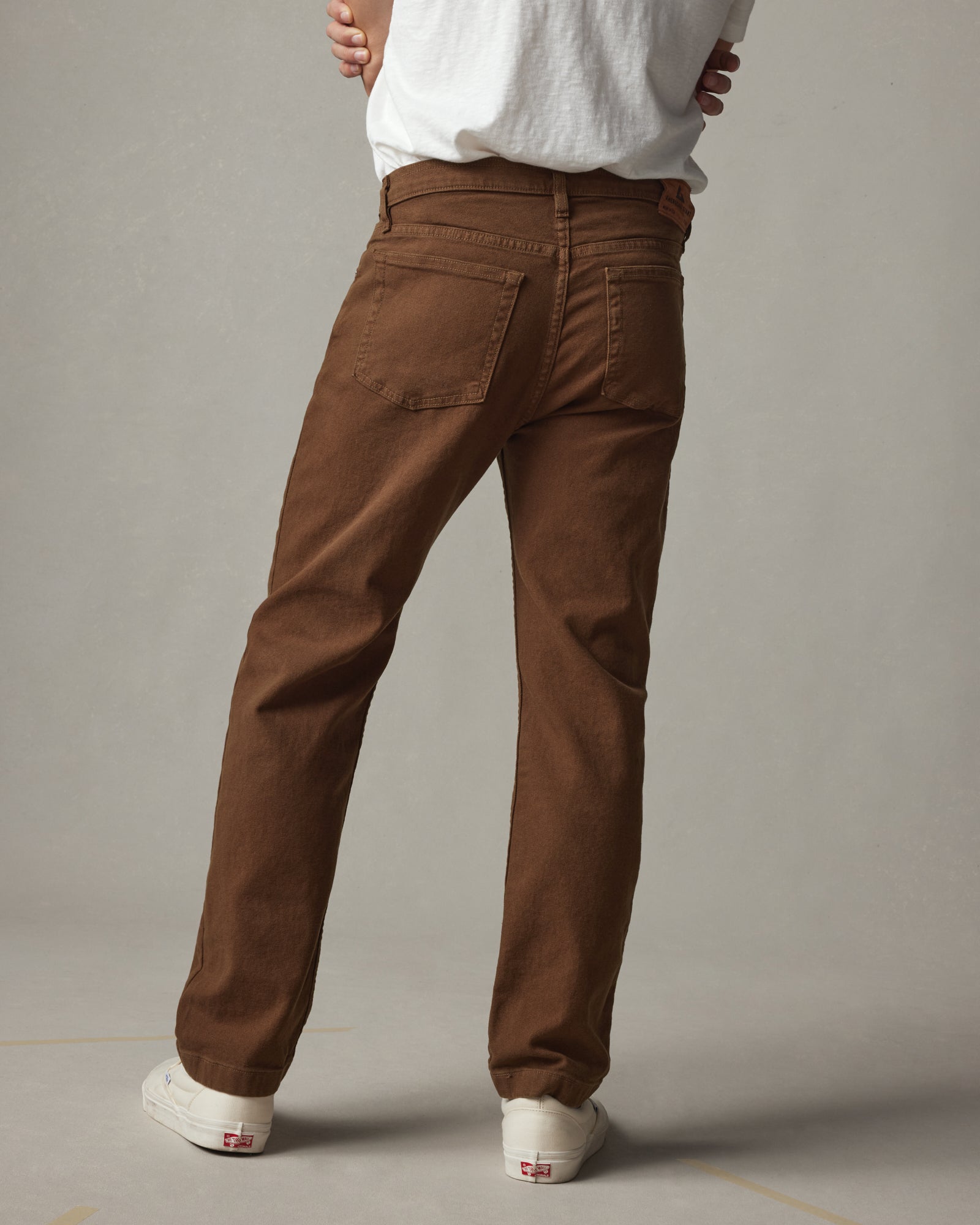 Buy Men Brown Comfort Fit Solid Flat Front Formal Trousers Online - 46404 |  Louis Philippe