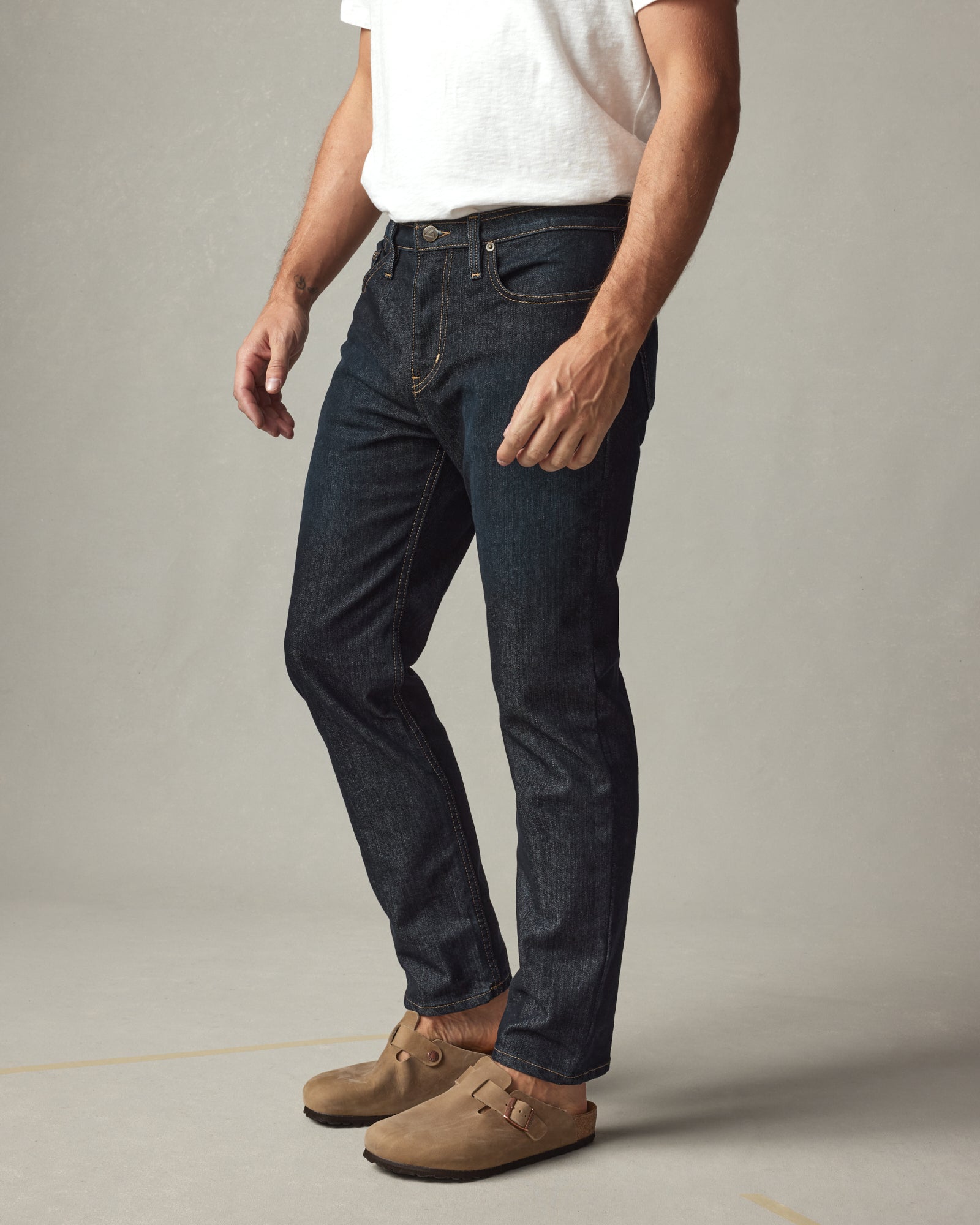 Men's Jeans Straight Regular Denim Jeans With Pockets, Men's