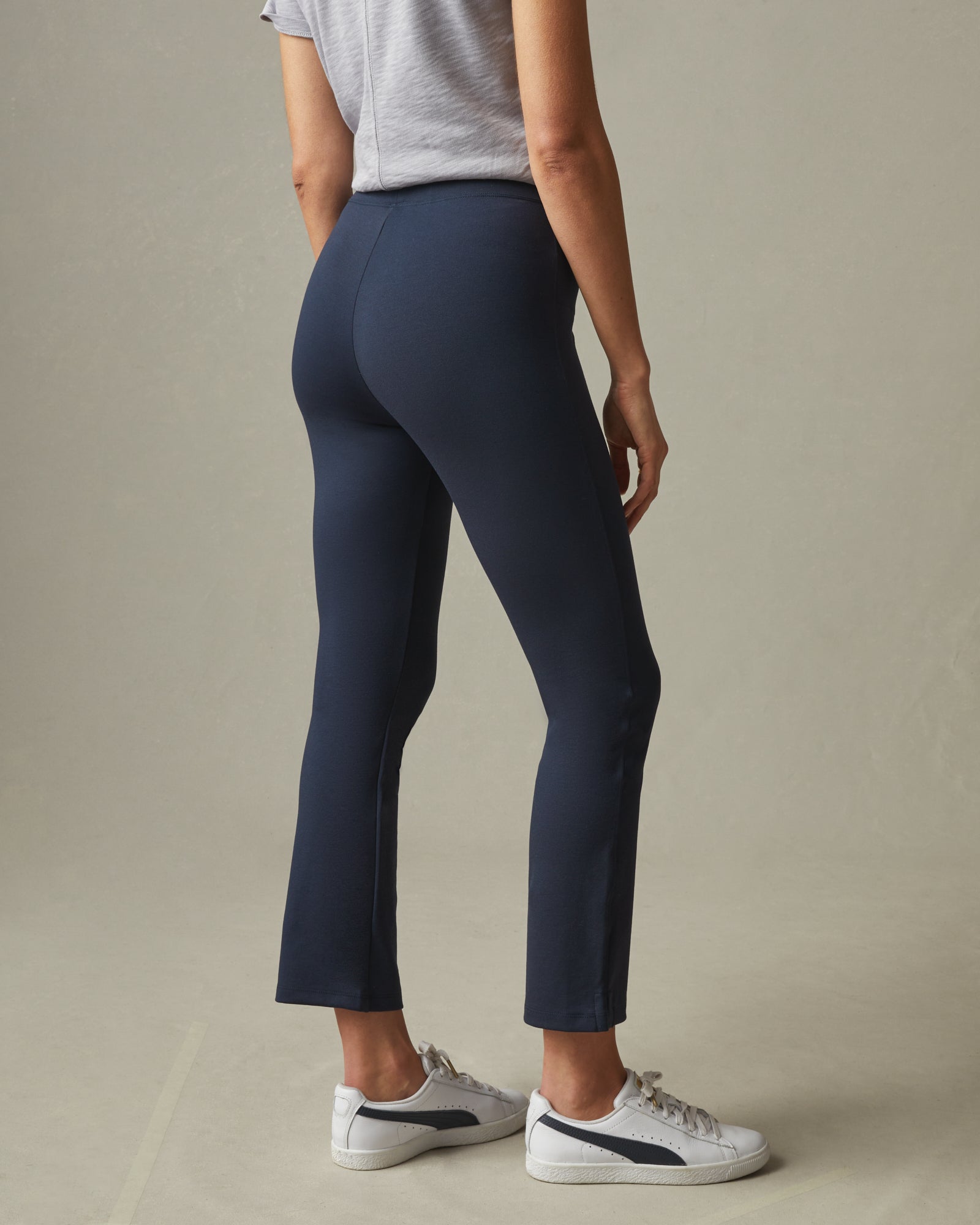 American Giant High Rise Cropped Crop Flare Bootcut Yoga Pants