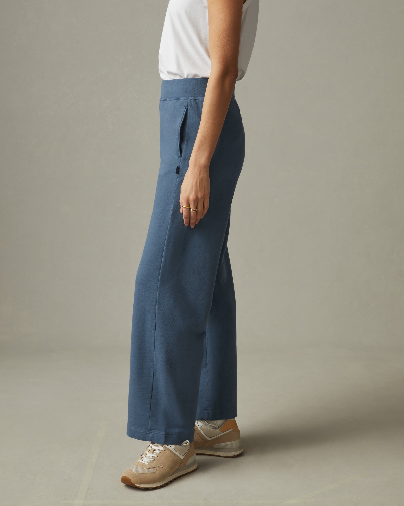 French Terry Straight Sweatpant - Monsoon