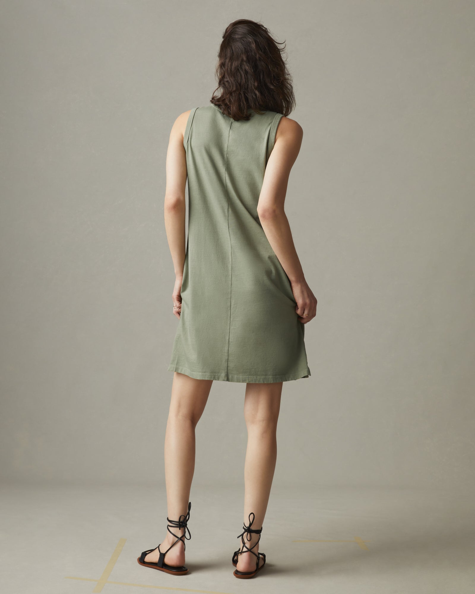 Muscle Tee Dress - Light Fatigue