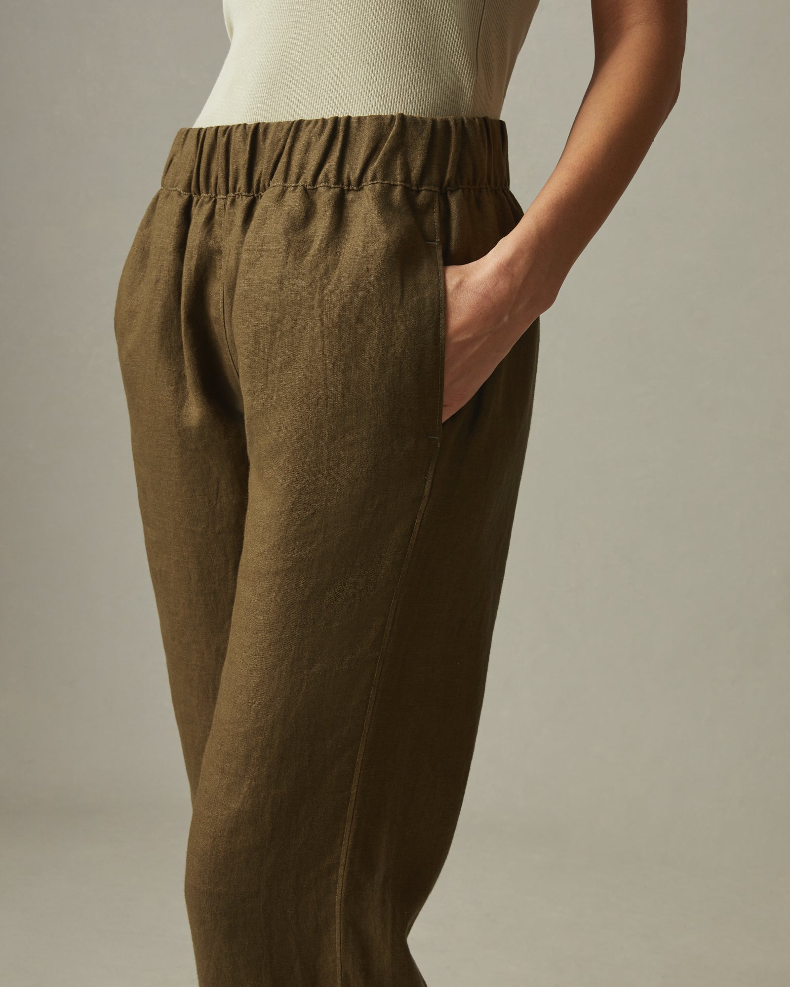 Buy Linen Wide Leg Pants for Womens Loose Straight Trousers Drawstring  Joggers Summer Beach Comfy Linen Pant Casual Long Leggings, Green, Medium  at Amazon.in